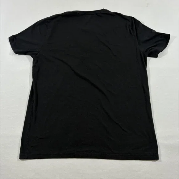 Tommy John Loungewear Henley Black Short Sleeve T-shirt Cotton Modal Stretch L - Picture 6 of 8